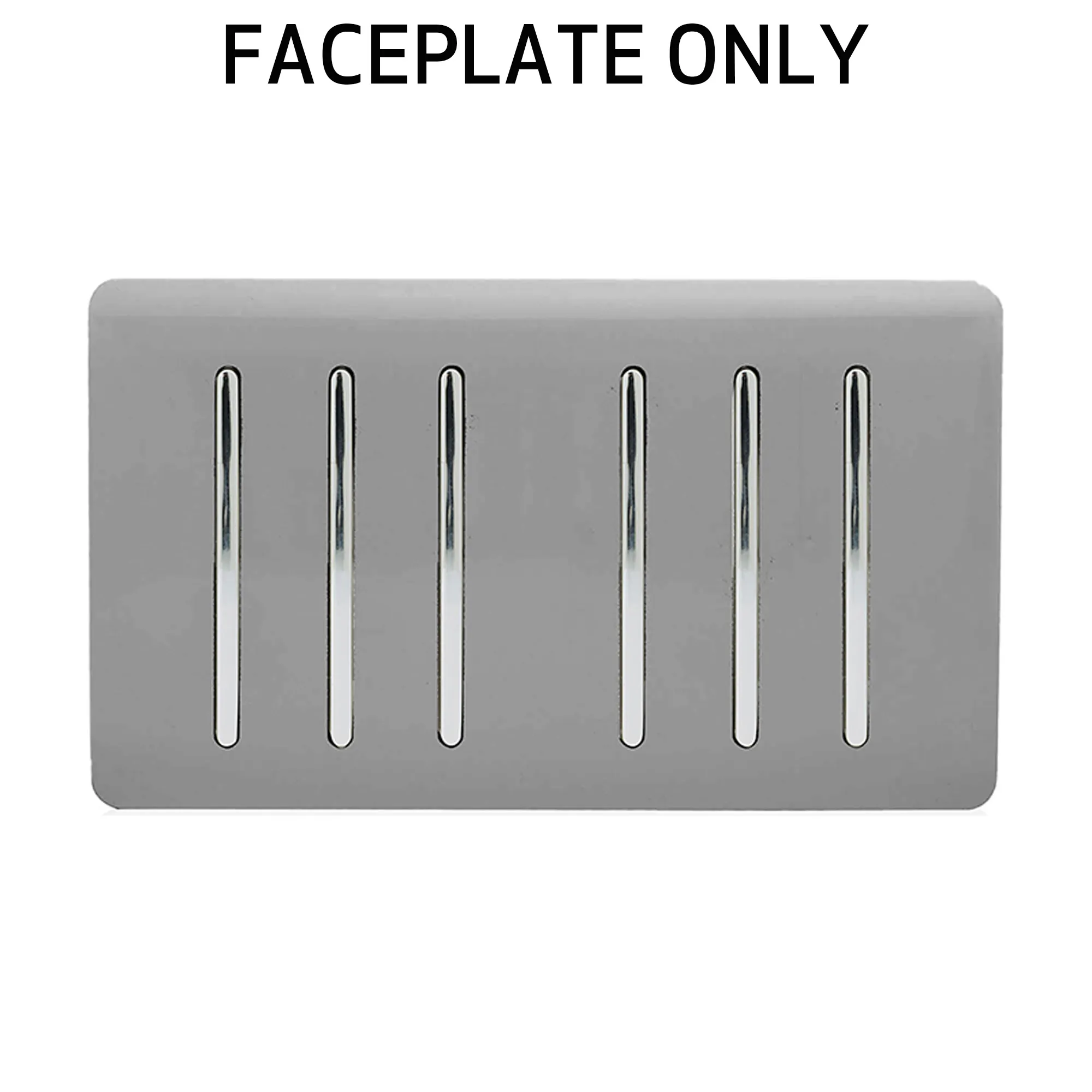 Light Grey Spare Plate Wiring Accessories Trendi Decorative Screwless